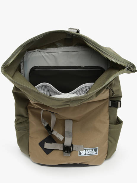 1 Compartment Backpack Fjallraven Green vardag 23200332 other view 3