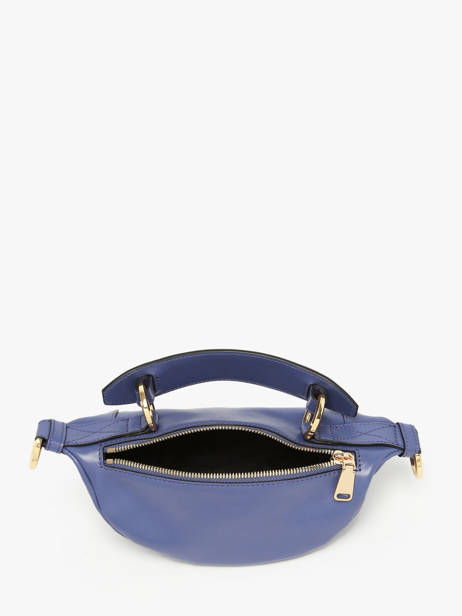 Xs Leather Origami Crossbody Bag Lancel Blue origami A12526 other view 3