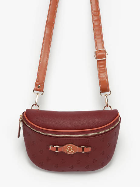 Belt Bag Lulu castagnette Violet embossed YUTH other view 2