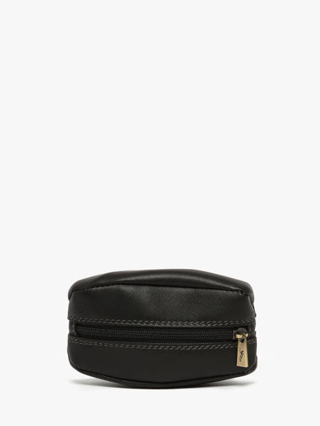 Coin Purse Leather Katana Black marina 753095 other view 2