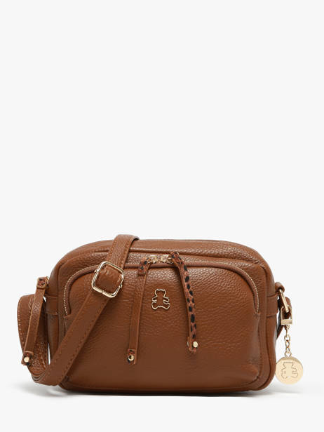Shoulder Bag Zip Lulu castagnette Brown zip ZITA
