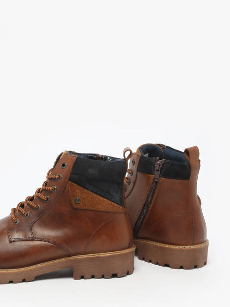 Boots Tuto En Cuir Redskins Marron men TUTO vue secondaire 2
