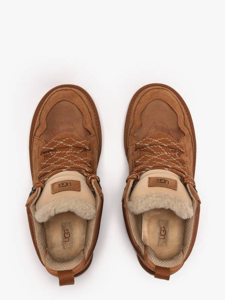 Leather Lowmel Sneakers Ugg Brown men 1170750 other view 3