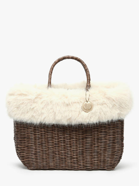Cabas Doudou Le voyage en panier Beige doudou L
