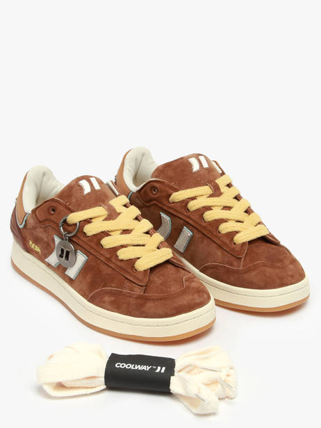 Sneakers In Leather Coolway Brown men 8623711 other view 1