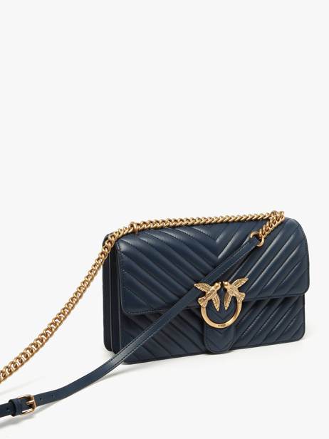 Shoulder Bag Love Bag Quilt Leather Pinko Blue love bag quilt A0GK other view 2