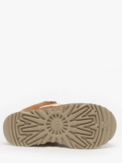 Platform Sneakers In Leather Ugg Brown women 1171541 other view 4