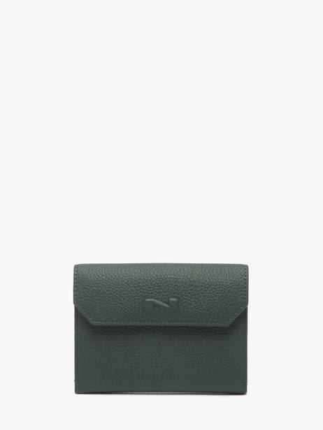 Leather Original N Wallet 2 Compartments Nathan baume Green original n 413N