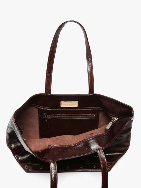 Small Leather Le Cabas Tote Bag With Strap Vanessa bruno Brown cabas cuir 82V40409 other view 3