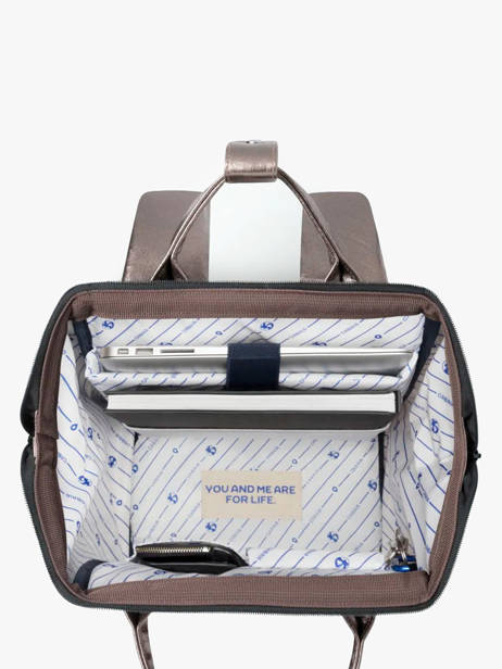 Customisable Backpack Adventurer Medium Cabaia Brown adventurer BAGS other view 3