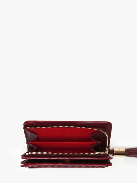 Portefeuille Compact Premier Flirt Cuir Lancel Violet premier flirt A11136 vue secondaire 2