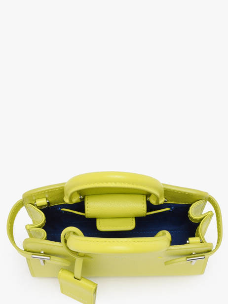 Crossbody Bag Emily Leather Le tanneur Yellow emily TEMI1630 other view 3