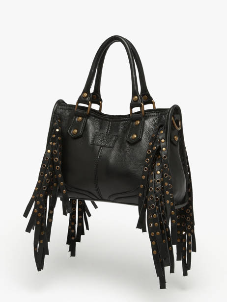 Shoulder Bag Dakota Eyelet Leather Basilic pepper Black dakota eyelet BDAE72 other view 2