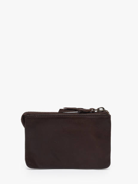 Coin Purse Leather Biba Brown heritage BT35 other view 2