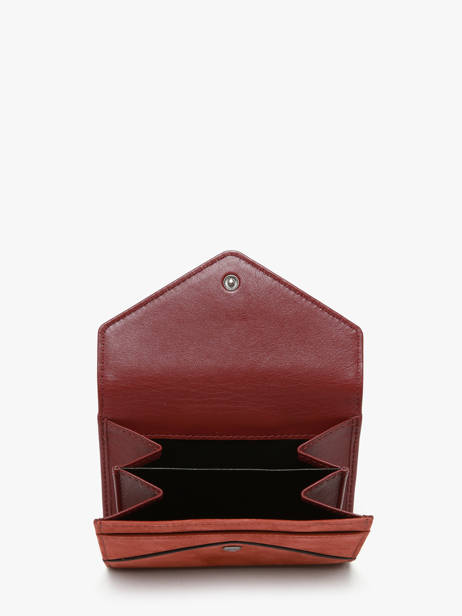 Wallet Leather Yves renard Orange nubuck 26682 other view 3