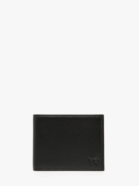 Portefeuille Cuir Yves renard Noir bicolor 2407