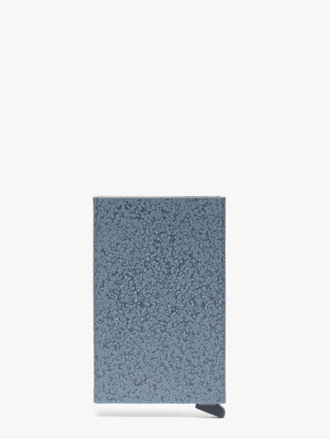 Porte-cartes Cuir Secrid Bleu hammerstone CH vue secondaire 2