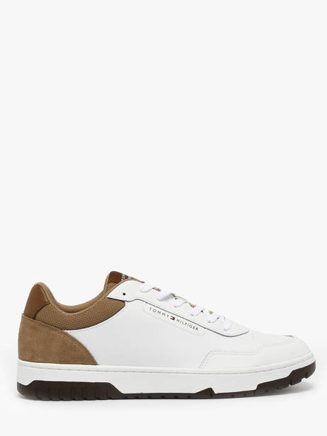 Sneakers In Leather Tommy hilfiger Brown men 5714AEI