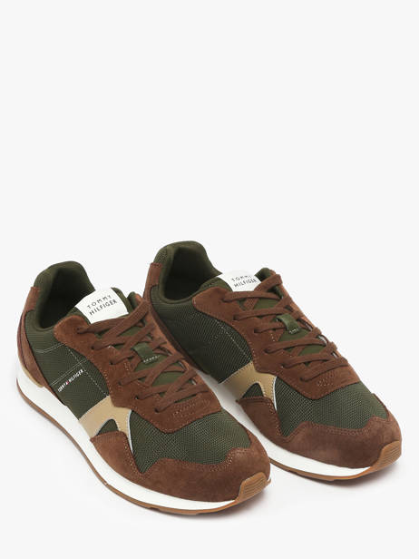 Sneakers In Leather Tommy hilfiger Brown men 5679M1Q other view 1