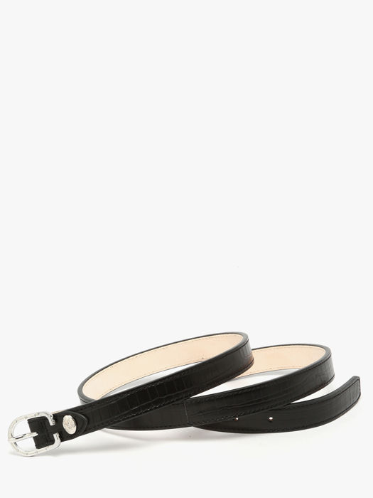 Longchamp Longchamp pocket croco Belts Black