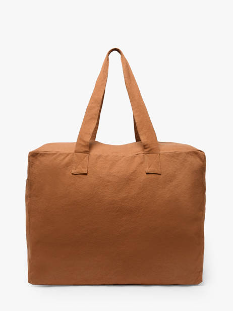 Shoulder Bag Elzevir Recycled Cotton Rivedroite Brown timeless ELZEVTIM other view 4