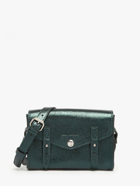 Leather Mini Indispensable Minuit Crossbody Bag Paul marius Green minuit MINIMIN