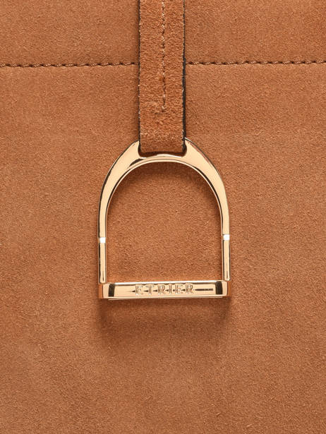 Sac Porté épaule Altesse Suede Cuir Etrier Beige altesse suede EASU088S vue secondaire 5