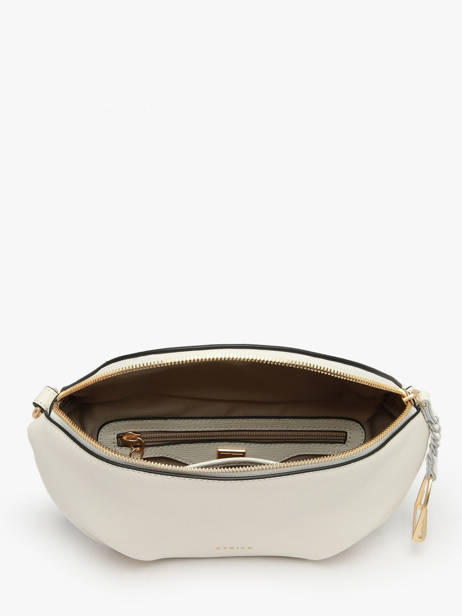 Sac Banane Torsade Cuir Etrier Blanc torsade ETOS022M vue secondaire 3