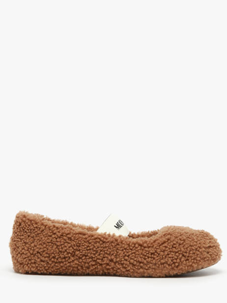 Ballerinas In Leather Moon boot Brown women D2400010