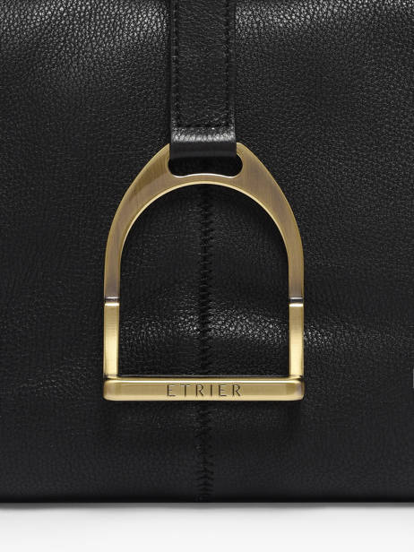 Sac Porté épaule M Etalon Cuir Etrier Noir etalon EETA197M vue secondaire 5