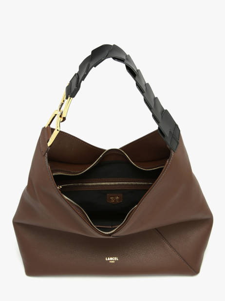 Shoulder Bag Pagode Leather Lancel Brown pagode A12510 other view 4