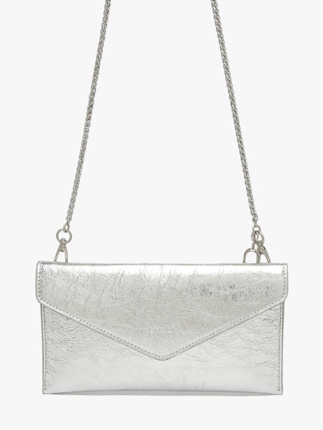 Pochette De Soirée M Paddock Cuir Etrier Argent paddock TLOS1670 vue secondaire 3