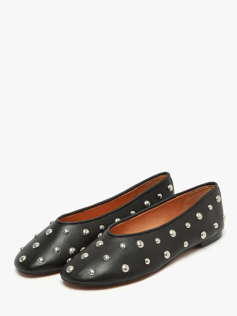 Ballerines En Cuir Inuovo Noir women MDC022 vue secondaire 1