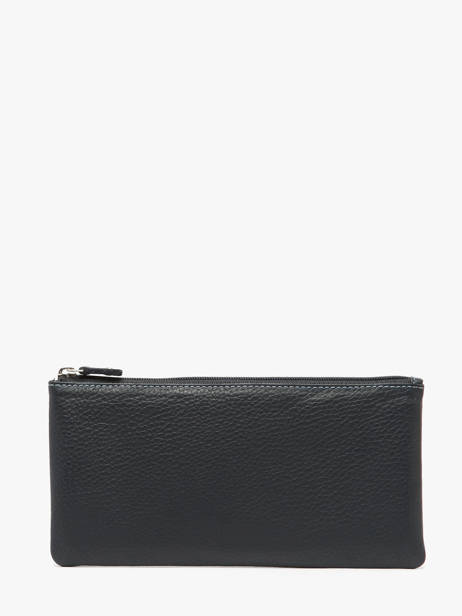 Portefeuille Caviar Cuir Crinkles Bleu caviar 14104 vue secondaire 4