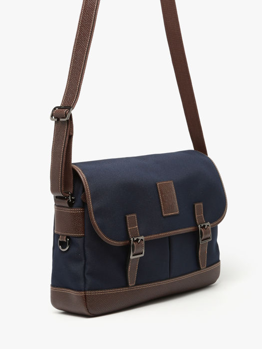 Longchamp Boxford Sacs porté travers Bleu