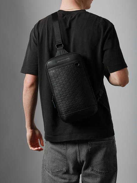 Sac Bandoulière Tommy hilfiger Noir modern tommy AM14024 vue secondaire 1