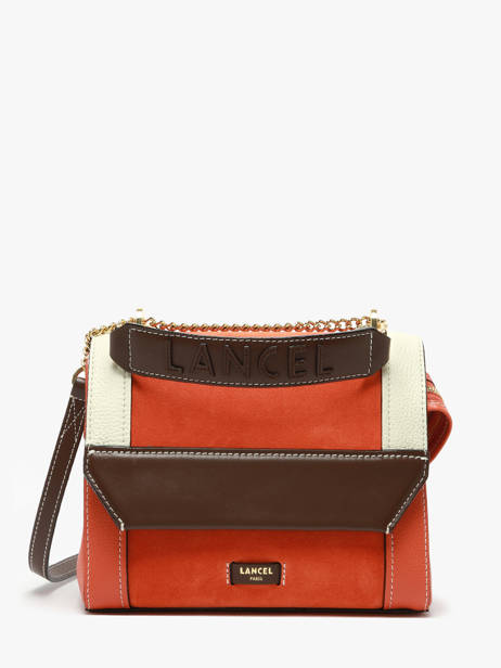 Sac Bandoulière Ninon Color Block Cuir Lancel Orange ninon A13370