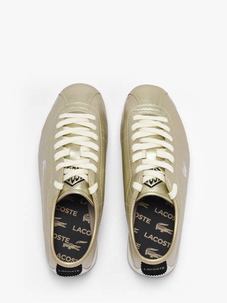 Sneakers En Cuir Lacoste Or women 1SFA0137 vue secondaire 3