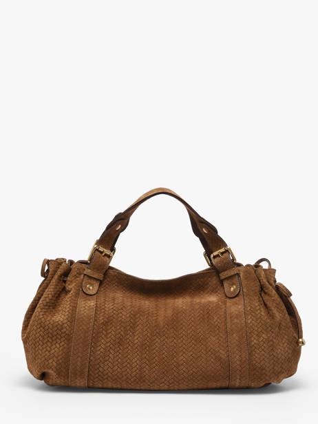 Sac 24h  Cuir Gerard darel Marron studio D477