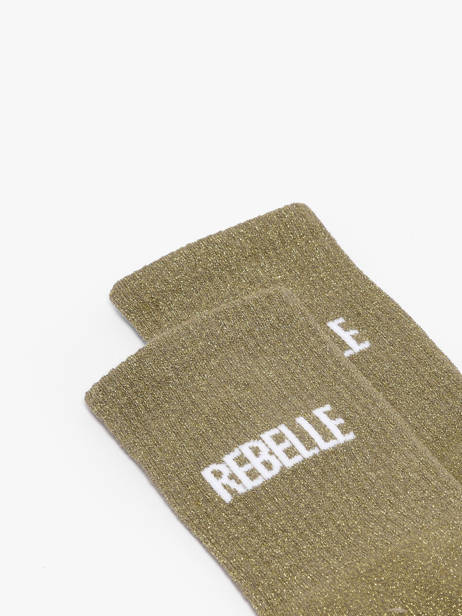 Chaussettes Miniprix Vert socks A08 vue secondaire 1