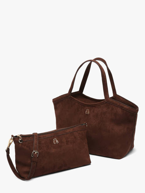 Sac Porté Main Identite Lulu castagnette Marron identite D vue secondaire 2