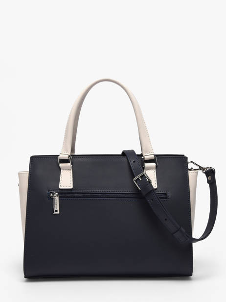 Sac Trapèze Smooth Cuir Lancaster Bleu smooth 3 vue secondaire 4