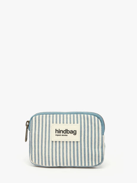Coin Purse Rayures Hindbag Blue rayures RA