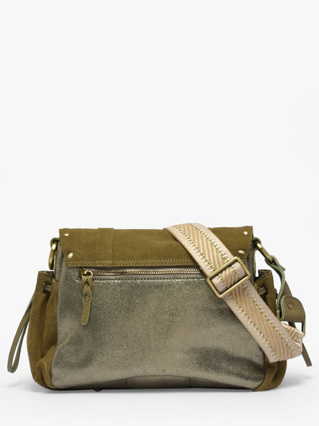 Sac Bandoulière Vintage Cuir Mila louise Beige vintage 3861XVC vue secondaire 4