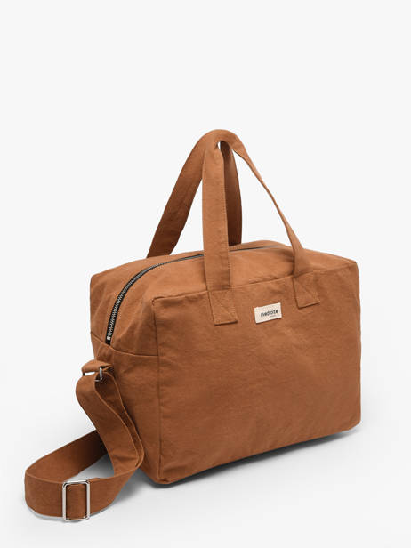 Le City Bag Sauval Coton Recyclé Rivedroite Marron timeless SAUVATIM vue secondaire 2