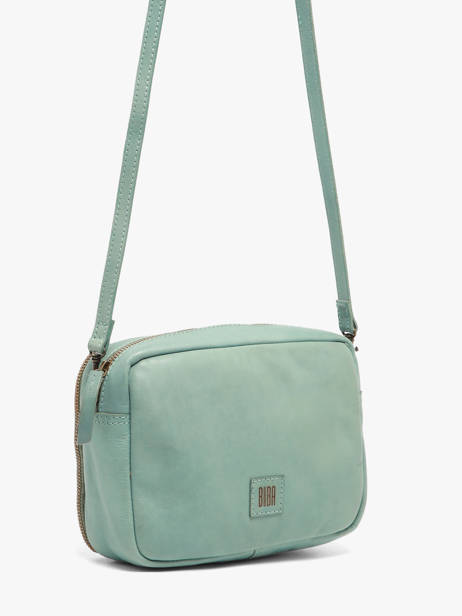 Sac Bandoulière Heritage Cuir Biba Bleu heritage BT32 vue secondaire 1