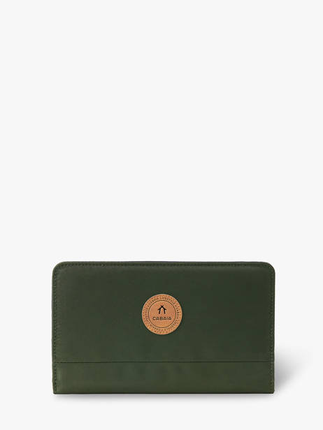 Portefeuille Wallet L Cabaia Vert accessoire L