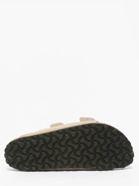 Mules En Cuir Birkenstock Beige women 1029260 vue secondaire 4