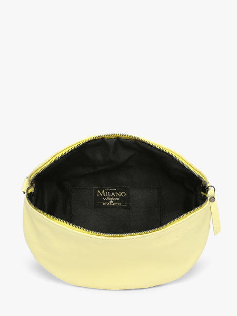 Sac Banane Caviar Cuir Milano Jaune caviar CA21123 vue secondaire 2