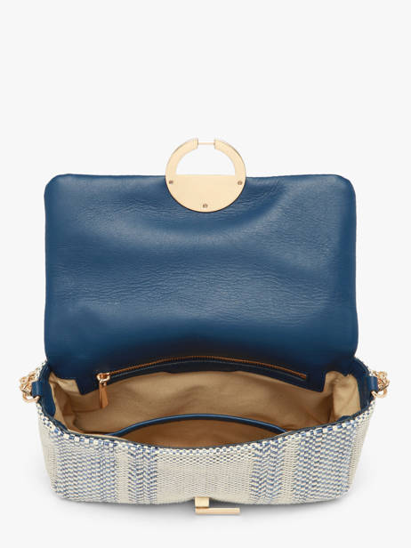 Sac Bandoulière Moon Vanessa bruno Bleu moon 7V40533 vue secondaire 3